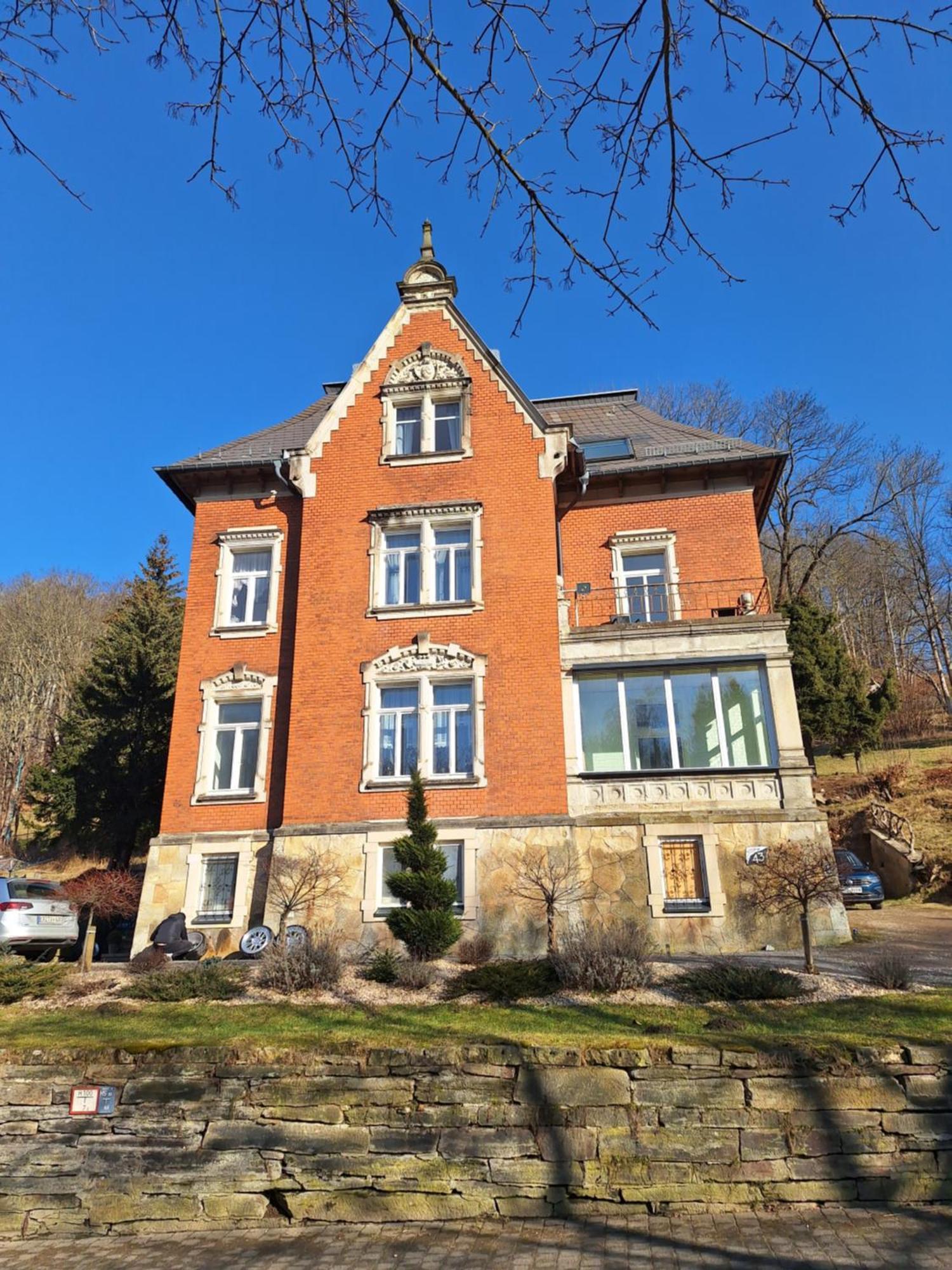 Ferienwohnung Rote-Villa 2 Marienberg Eksteriør billede