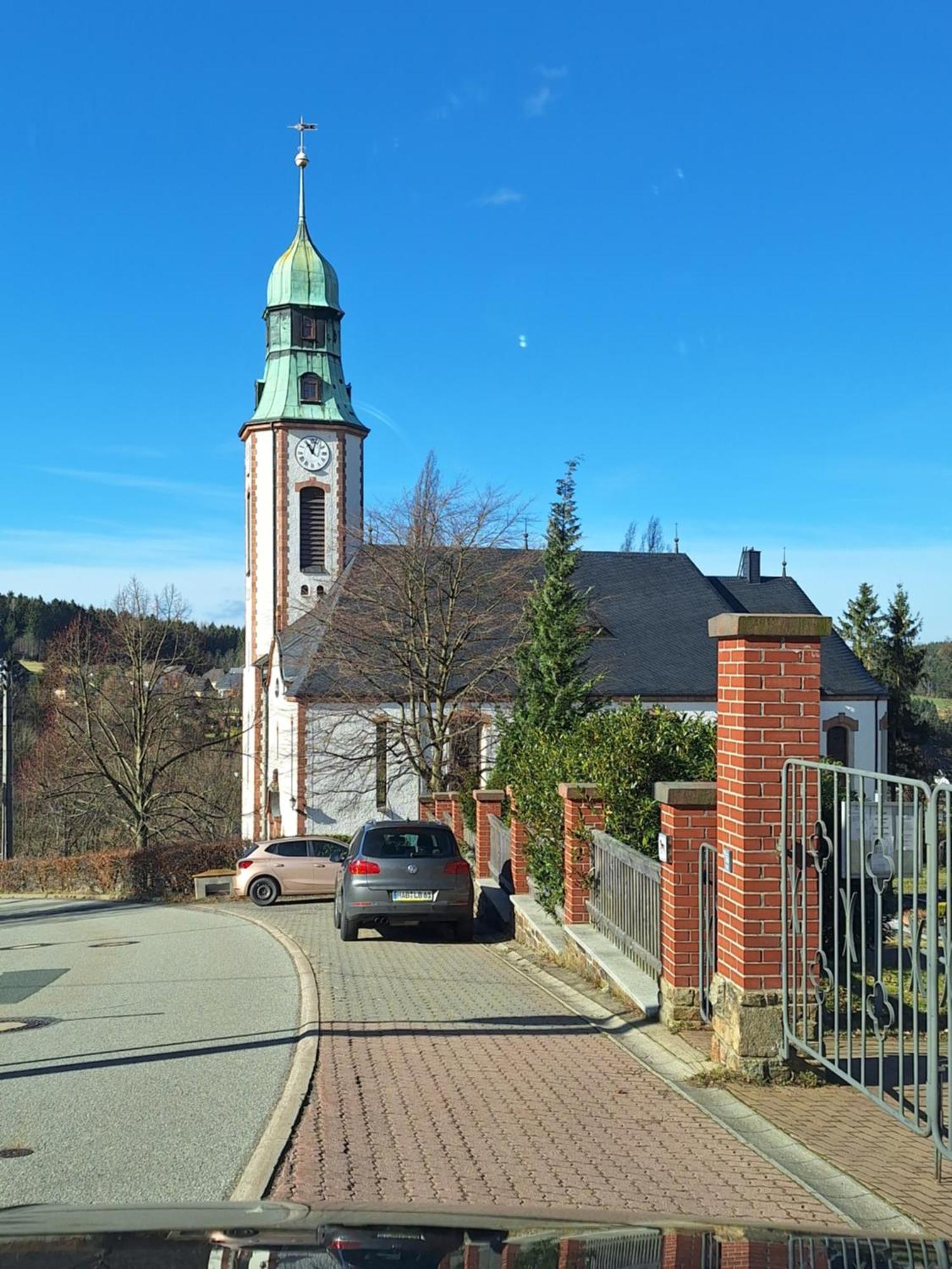 Ferienwohnung Rote-Villa 2 Marienberg Eksteriør billede